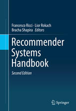 Recommender Systems Handbook 2nd Edition Francesco Ricci Lior Rokach