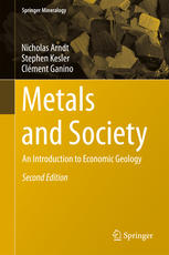 Metals And Society An Introduction To Economic Geology 2nd Edition Nicholas Arndt