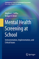 Mental Health Screening At School Instrumentation Implementation And Critical Issues 1st Edition Meghan C Stiffler