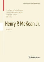 Henry P Mckean Jr Selecta 1st Edition F Alberto Grünbaum