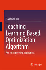 Teaching Learning Based Optimization Algorithm And Its Engineering Applications 1st Edition R Venkata Rao
