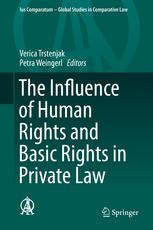 The Influence Of Human Rights And Basic Rights In Private Law 1st Edition Verica Trstenjak