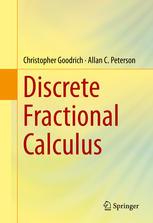 Discrete Fractional Calculus 1st Edition Christopher Goodrich