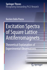 Excitation Spectra Of Square Lattice Antiferromagnets Theoretical Explanation Of Experimental Observations 1st Edition Bastien Dalla Piazza Auth