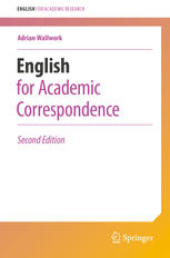 English For Academic Correspondence 2nd Edition Adrian Wallwork