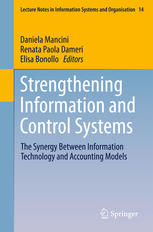 Strengthening Information And Control Systems The Synergy Between Information Technology And Accounting Models 1st Edition Daniela Mancini
