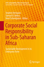 Corporate Social Responsibility In Subsaharan Africa Sustainable Development In Its Embryonic Form 1st Edition Stephen Vertigans