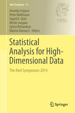 Statistical Analysis For Highdimensional Data The Abel Symposium 2014 1st Edition Arnoldo Frigessi