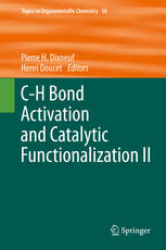 Ch Bond Activation And Catalytic Functionalization Ii 1st Edition Pierre H Dixneuf