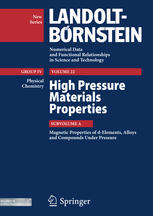 Magnetic Properties Of Delements Alloys And Compounds Under Pressure 1st Edition T Kaneko