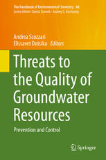 Threats To The Quality Of Groundwater Resources Prevention And Control 1st Edition Andrea Scozzari