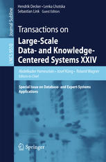 Transactions On Largescale Data And Knowledgecentered Systems Xxiv Special Issue On Database And Expertsystems Applications 1st Edition Abdelkader Hameurlain