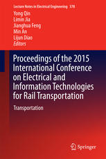 Proceedings Of The 2015 International Conference On Electrical And Information Technologies For Rail Transportation Transportation 1st Edition Yong Qin