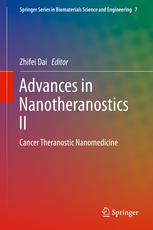 Advances In Nanotheranostics Ii Cancer Theranostic Nanomedicine 1st Edition Zhifei Dai Eds