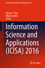 Information Science And Applications Icisa 2016 1st Edition Kuinam J Kim