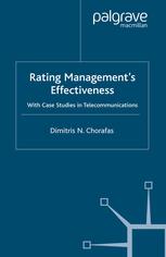 Rating Managements Effectiveness With Case Studies In Telecommunications 1st Edition Dimitris N Chorafas Auth