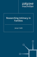 Researching Intimacy In Families Jacqui Gabb Auth