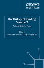 The History Of Reading Volume 3 Methods Strategies Tactics Rosalind Crone