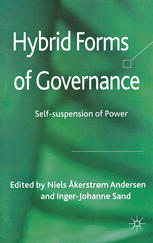 Hybrid Forms Of Governance Selfsuspension Of Power Niels Kerstrm Andersen