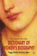 Dictionary Of Womens Biography 4th Edition Maggy Hendry Eds
