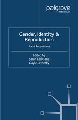 Gender Identity Reproduction Social Perspectives Sarah Earle