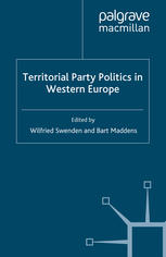 Territorial Party Politics In Western Europe Wilfried Swenden