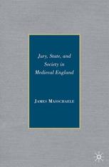 Jury State And Society In Medieval England James Masschaele Auth