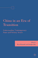 China In An Era Of Transition Understanding Contemporary State And Society Actors Reza Hasmath