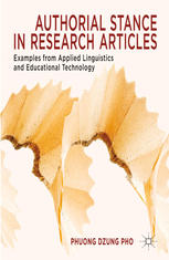 Authorial Stance In Research Articles Examples From Applied Linguistics And Educational Technology Phuong Dzung Pho