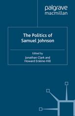 The Politics Of Samuel Johnson Jonathan Clark Howard Erskinehill Eds