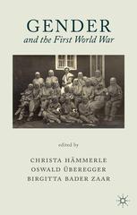 Gender And The First World War Christa Hämmerle Oswald überegger