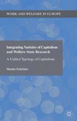 Integrating Varieties Of Capitalism And Welfare State Research A Unified Typology Of Capitalisms Martin Schrder Auth