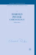A Harold Pinter Chronology William Baker Auth