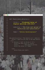 Firebrand Waves Of Digital Activism 19942014 The Rise And Spread Of Hacktivism And Cyberconflict Athina Karatzogianni Auth