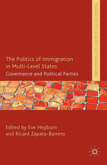 The Politics Of Immigration In Multilevel States Governance And Political Parties Eve Hepburn