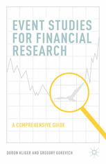 Event Studies For Financial Research A Comprehensive Guide Doron Kliger