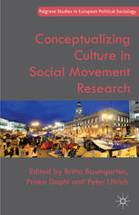 Conceptualizing Culture In Social Movement Research Britta Baumgarten