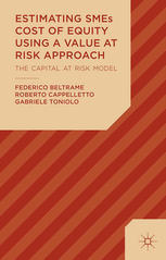 Estimating Smes Cost Of Equity Using A Value At Risk Approach The Capital At Risk Model Federico Beltrame