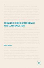 Semantic Underdeterminacy And Communication Delia Belleri Auth