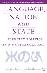 Language Nation And State Identity Politics In A Multilingual Age Tony Judt