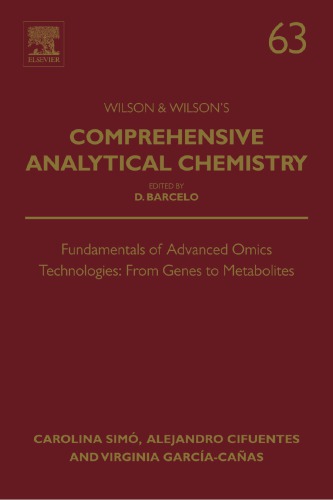Fundamentals Of Advanced Omics Technologies From Genes To Metabolites Carolina Sim