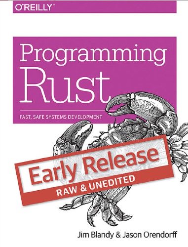 Programming Rust 1st Edition Jim Blandy Jason Orendorff