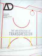 The Architecture Of Transgression Mosley Jonathan Sara Rachel