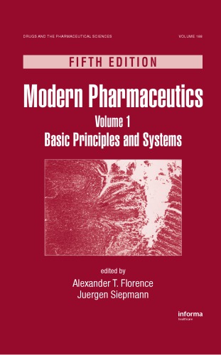 Modern Pharmaceutics Two Volume Set Fifth Edition 5th Ed Alexander T Florence