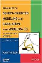 Principles Of Object Oriented Modeling And Simulation With Modelica 33 A Cyberphysical Approach 2nd Edition Fritzson