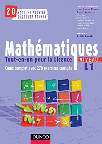 Mathematiques Toutenun Por La Licence Niveau L1 Cours Complet Et 270 Exercices Corriges Buff