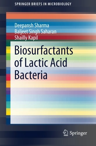 Biosurfactants Of Lactic Acid Bacteria 1st Ed 2016 Deepansh Sharma