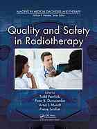 Quality And Safety In Radiotherapy Pawlicki Todd