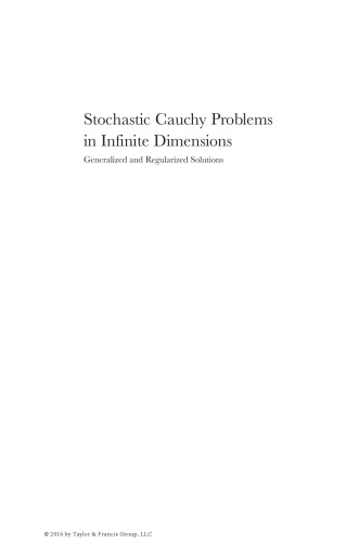Stochastic Cauchy Problems In Infinite Dimensions Generalized And Regularized Solutions Melnikova