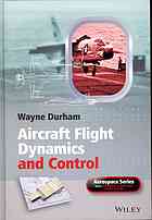 Aircraft Flight Dynamics And Control Durham Wayne